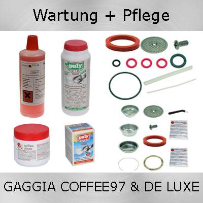 Wartung und Pflege | GAGGIA COFFEE 97 & DE LUXE