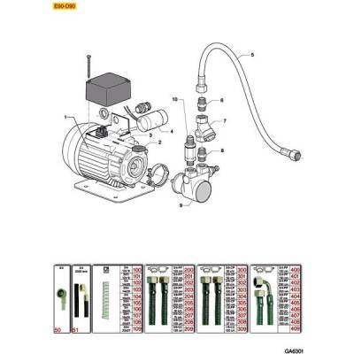 Motor und Pumpe | GAGGIA MILANO E90 - D90