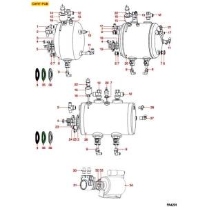 Kessel / Boiler - Motor | PAVONI CAFE - PUB