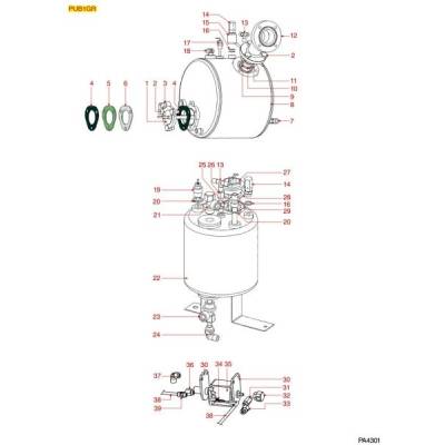 Kessel / Boiler - Pumpe | PAVONI PUB 1GR