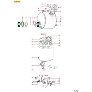 Kessel / Boiler - Pumpe | PAVONI PUB 1GR