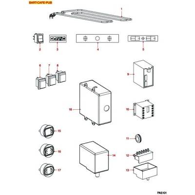 Elektrische Komponenten & Anbauteile | PAVONI BART - CAFE - PUB