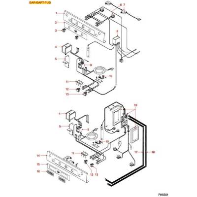 Elektrische Komponenten & Anbauteile | PAVONI BAR - BART - PUB