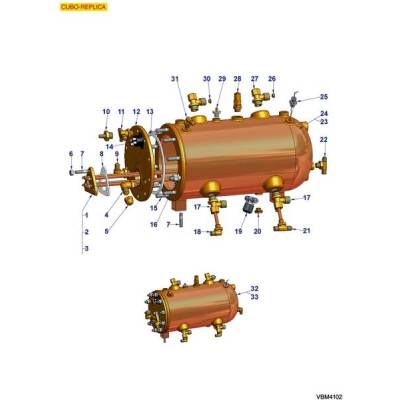 Kessel / Boiler | VIBIEMME (VBM) CUBO - REPLICA