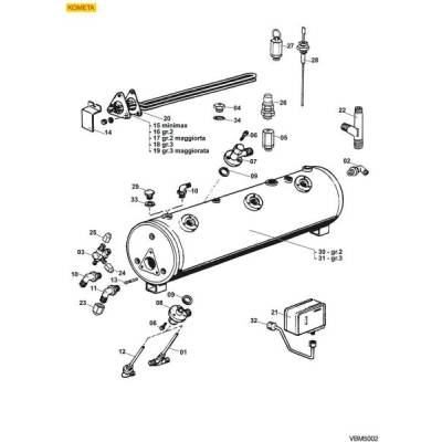 Kessel / Boiler | VIBIEMME (VBM) KOMETA 2-3 GR.