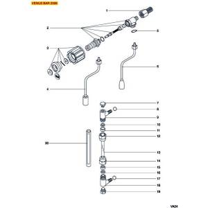 Dampf- + Wasserausgabe - Wasserstand | VICTORIA ARDUINO VENUS BAR 2006
