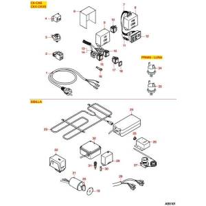 Elektrische Anlage | ASTORIA CMA CK-CKE - CKX-CKXE PRIMA - LUNA - SIBILLA