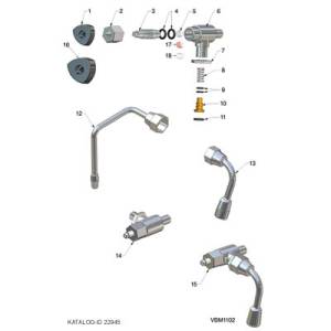 Dampf- + Wasserausgabe | VIBIEMME (VBM) DOMOBAR JUNIOR HX