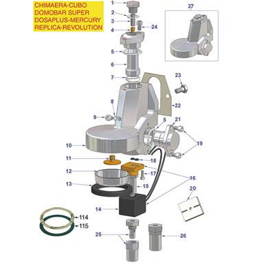 Kaffeeausgabe automatisch | VIBIEMME (VBM) DOMOBAR SUPER DB