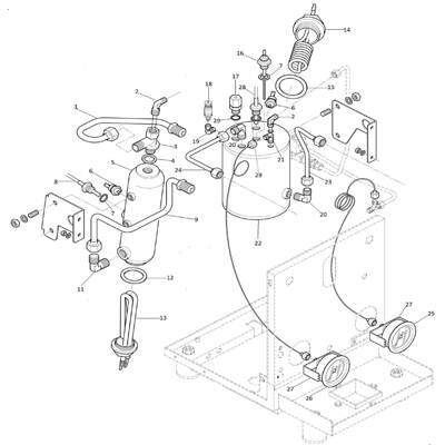 Kessel - Heizköper - Sicherheitsventil | ROCKET ESPRESSO R58