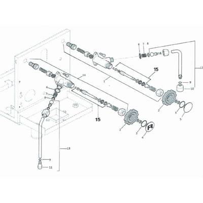 Dampf- + Wasserentnahme Alte Ausführung | ROCKET ESPRESSO R58