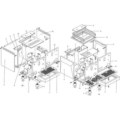 Gehäuse- / Anbauteile | ROCKET ESPRESSO CRONOMETRO EVOLUZIONE R MOZZAFIATO - GIOTTO