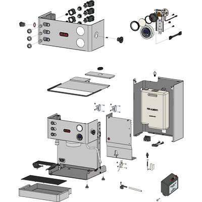 Gehäuse + Elektro- / Anbauteile | LELIT PL92T - ELIZABETH