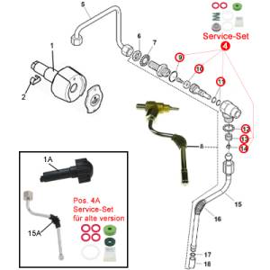 Dampfentnahme | RANCILIO SILVIA V1-V4