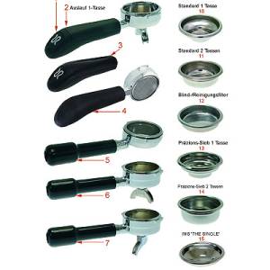 Siebträger + Filtersiebe | RANCILIO SILVIA PRO X