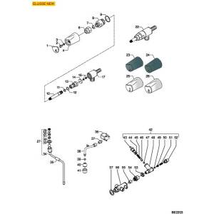 Dampf- + Wasserhähne | BEZZERA ELLISSE NEW