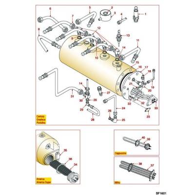 Kessel / Boiler | BRASILIA CENTURY - GRADISCA - PORTOFINO