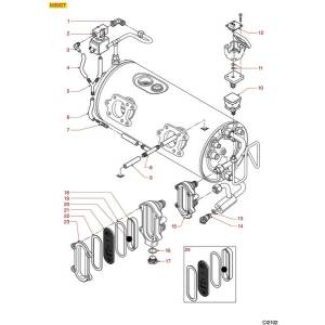 Kessel / Boiler - Wasserstandanzeige | CIMBALI M39GT
