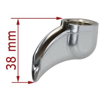 SIEBTRÄGERAUSLAUF | 1 TASSE | 3/8" | GEBOGEN | FÜR *** MODELLE SIEHE TABELLE *** | FÜR UNIVERSELLE ANWENDUNG