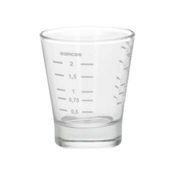 ESPRESSO SHOT-GLAS MIT SIEBDRUCK | GRADUIERT 15/60 ml |...