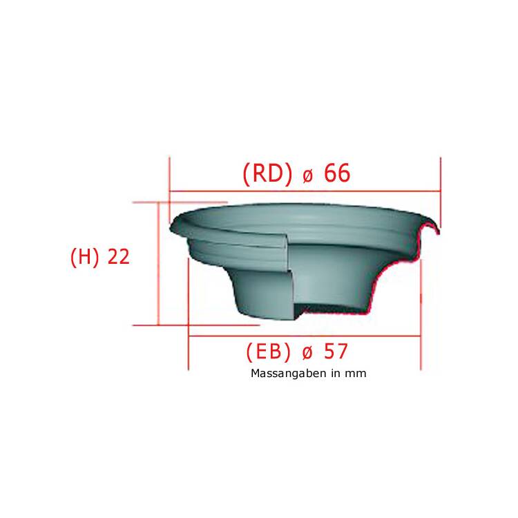 KAFFEESIEB | 1 TASSE | 7 gr. | ø 66 mm - EINBAU ø 57 mm -  HÖHE 22 mm | FÜR LA SAN MARCO