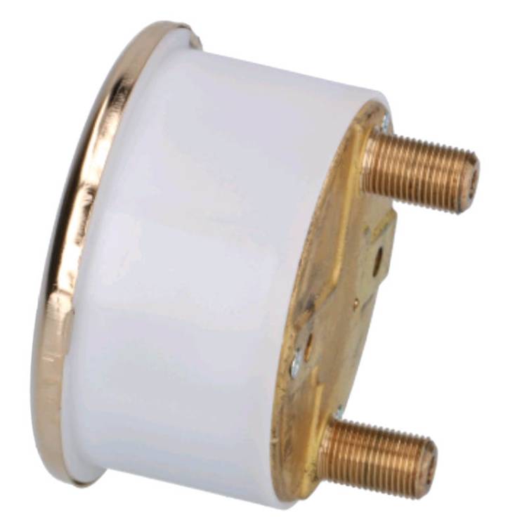MANOMETER DOPPELSKALA | 63 mm, 1/8 | 0 - 3/0 - 15 BAR | BFC - CBC ROYAL *** MODELLE SIEHE TABELLE ***