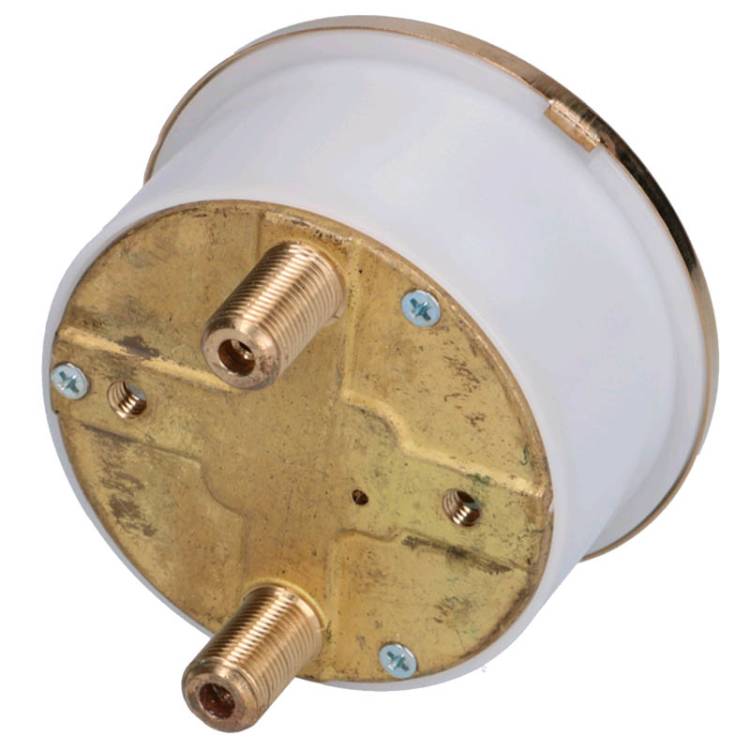 MANOMETER DOPPELSKALA | 63 mm, 1/8 | 0 - 3/0 - 15 BAR | BFC - CBC ROYAL *** MODELLE SIEHE TABELLE ***