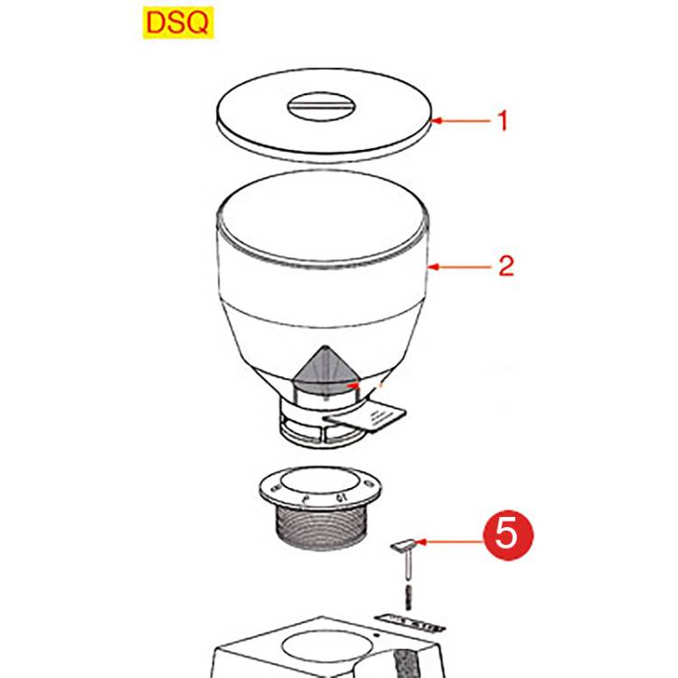 SPEER-BOLZEN ZU MAHLGRADVERSTELLUNG | FÜR OBEL - LA PAVONI - RENEKA *** MODELLE SIEHE TABELLE ***