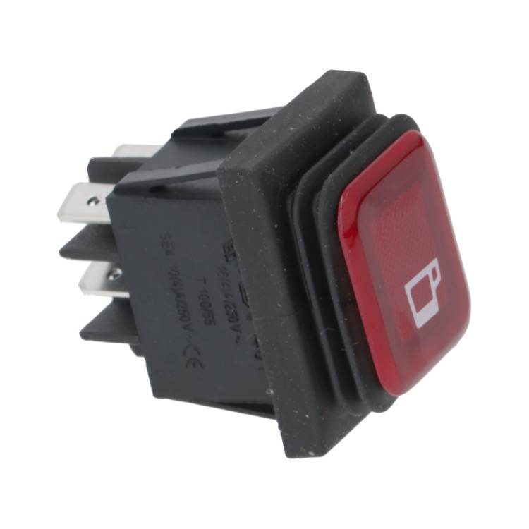 SCHALTER | ZWEIPOLIG | ROT 16A 250V