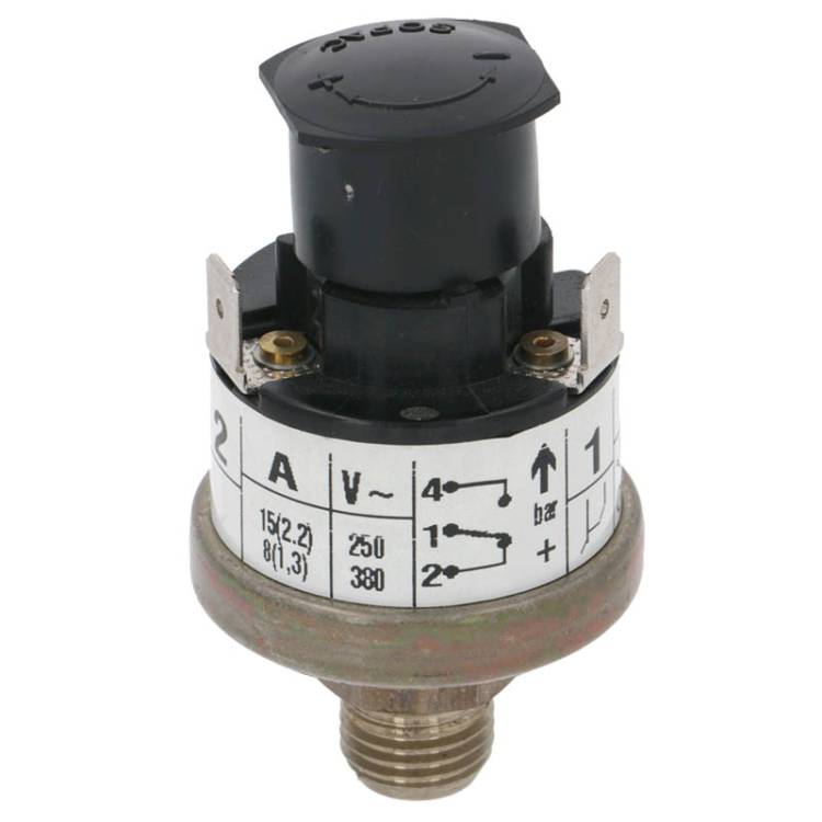 PRESSOSTAT | 1-POLIG | 1/4" | 0,9 - 1,7BAR | FÜR VIBIEMME (VBM) DOMOBARJUNIOR - DOMOBARSUPER - DOSAPLUS - KOMETA  - FÜR FUTURMAT MILADY ***AUSSER PRODUKTION***