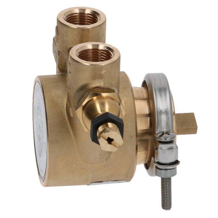 ROTATIONS-PUMPE | FLUID-O-TECH - ROTOFLOW| TYP COMPACT ECO BRASS | 50L/H | 3/8" - L=58mm | FÜR UNIVERSELLE ANWENDUNG