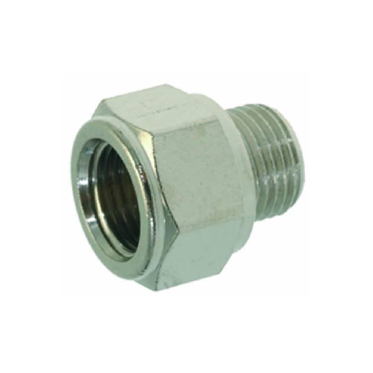 REDUZIERVERSCHRAUBUNG | MESSING VERNICKELT | 1/8"x1/8" | FÜR LA PAVONI PUB - FÜR UNIVERSELLE ANWENDUNG
