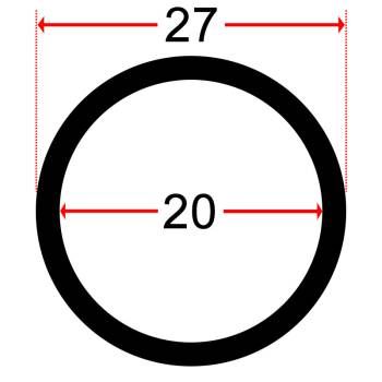 ABLAUFSCHLAUCH DRAHTVERSTÄRKT ELISPIR | ø 20x27 mm - LÄNGE 5M ROLLE