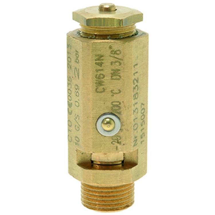 KESSELVENTIL 3/8 A - 2,0 bar CE/TUV
