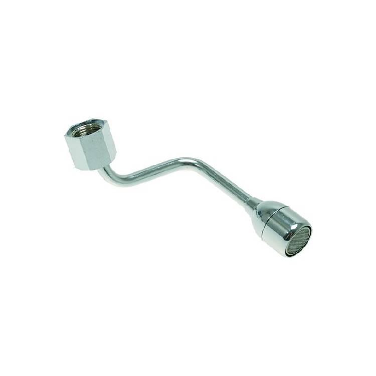 HEISSWASSERROHR | 3/8" | VERCHROMT | FÜR FIORENZATO C.S.-  BRICOLETTA - VOLANTE