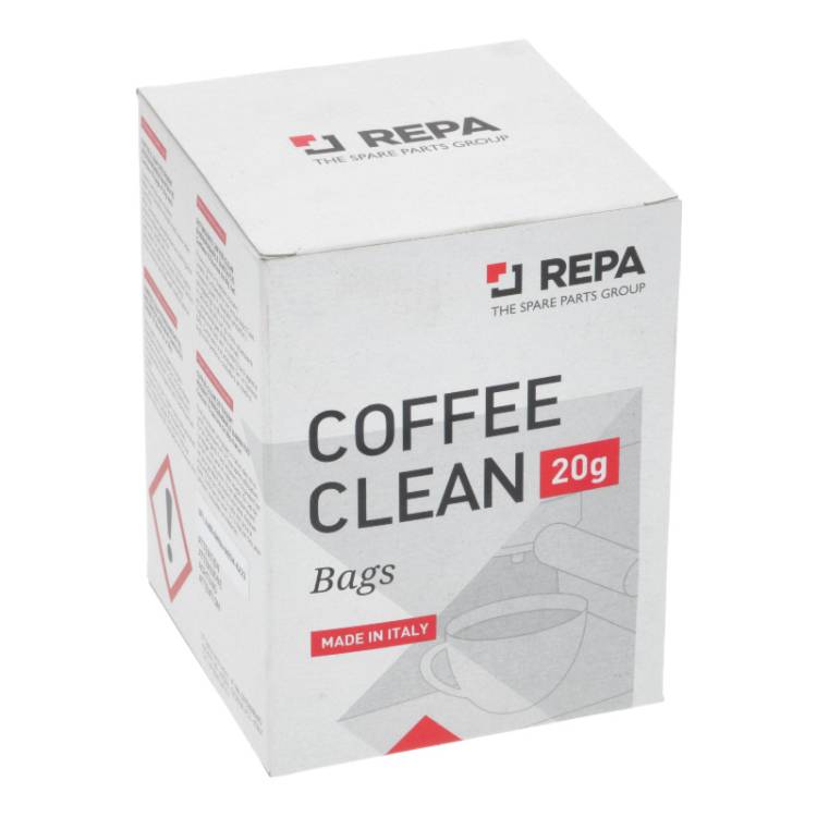 COFFEE CLEAN | KAFFEEFETTLÖSER IN PULVERFORM | PORTIONSBEUTEL A 20 GRAMM