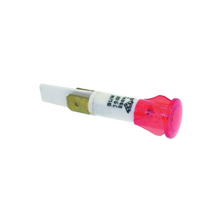 SIGNALLAMPE | ROT 250V | ø 16 x13 mm | FÜR ASTORIA CMA - FAEMA - WEGA *** MODELLE SIEHE TABELLE ***