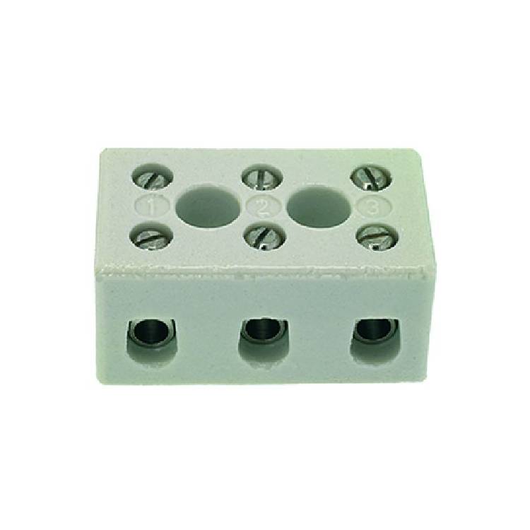 ANSCHLUSSKLEMME 3 POLE AUS KERAMIK