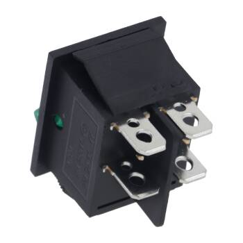 WIPPENSCHALTER | GRÜN | 2-POLIG |16A - 250V |...