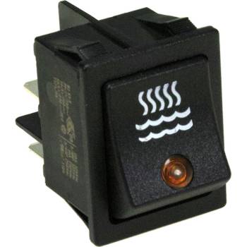 WIPPENSCHALTER | 30X22 mm | 2NO - 250V - 16A | MIT SYMBOL WASSER | FÜR RANCILIO MILLENIUM - MILLENNIUM - S20 - SILVIA - Z11 - FÜR GRMAC *** MODELLE SIEHE TABELLE ***