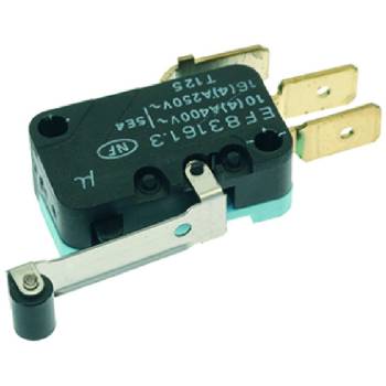 MIKROSCHALTER | MIT ROLLE | 2-POLIG | SCHLIESSER | 16A/250V~