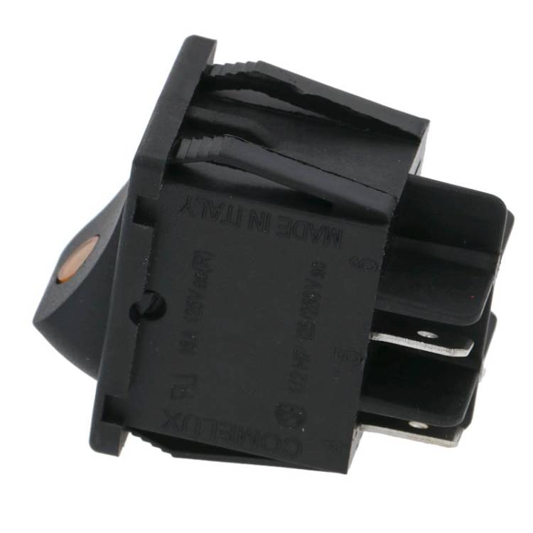 WIPPEN-SCHALTER - HAUPTSCHALTER | 30x22 MM | MIT GELBER LED | 250 V - 16A | FÜR RANCILIO FANTASY - MILLENIUM - S20 - S24 - S27 - Z11