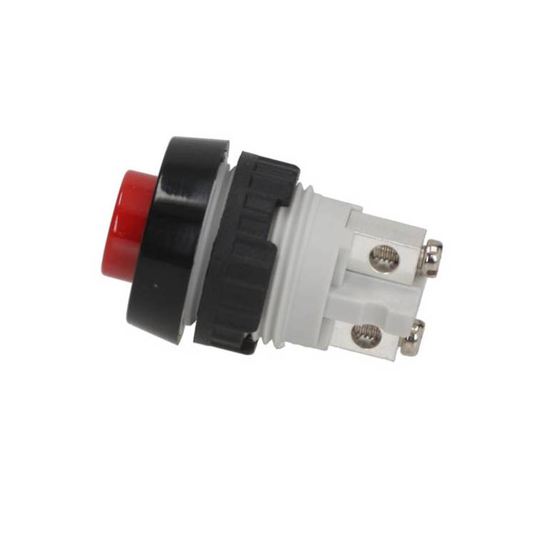 DRUCKTATSTER | ø 15,2 mm | 1-POLIG  - 0,7A - 250V~ | AUSFÜHRUNG ROT | FÜR DOSIERMAHLWERK BEZZERA - CARIMALI  - LA CIMBALI - OBEL - LA PAVONI *** MODELLE SIEHE TABELLE ***