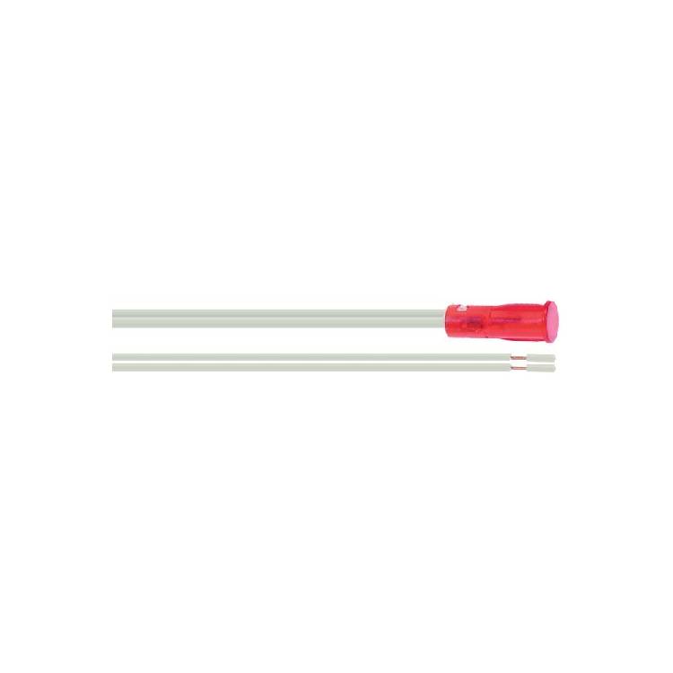 SIGNALLAMPE | ROT | 230V~  | ø 6 mm | FÜR BEZZERA *** MODELLE SIEHE TABELLE *** - FÜR UNIVERSELLE ANWENDUNG