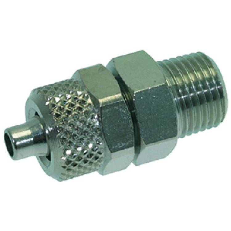 CK-SCHLAUCHVERSCHRAUBUNG  - MANOMETERVERSCHRAUBUNG | 1/8" AUSSENGEWINDE | SCHLAUCH ø 6x4mm FÜR UNIVERSELLE ANWENDUNG