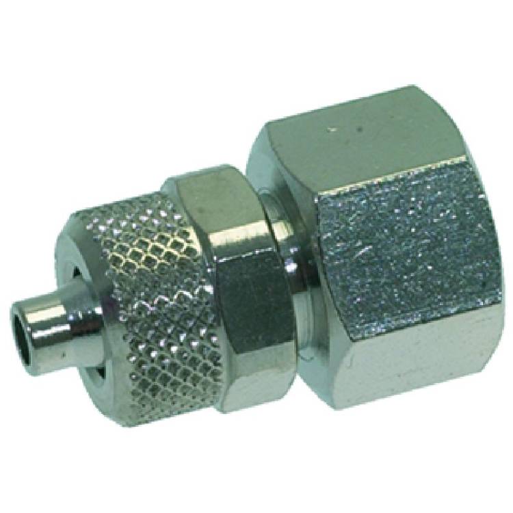 CK-SCHLAUCHVERSCHRAUBUNG  - MANOMETERVERSCHRAUBUNG | 1/8" INNENGEWINDE | SCHLAUCH ø 6x4mm FÜR UNIVERSELLE ANWENDUNG