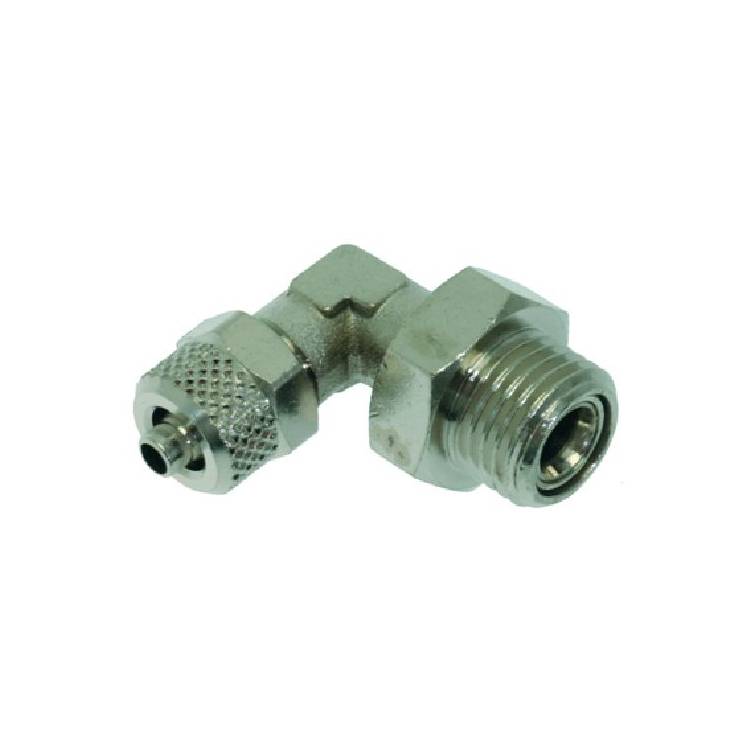 CK-SCHLAUCHVERSCHRAUBUNG | WINKEL | 1/4" AUSSENGEWINDE - FÜR SCHLAUCH ø 6x4 mm