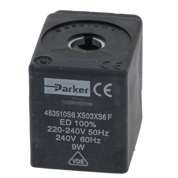MAGNETSPULE | PARKER / LUCIFER - SPULENTYP 483510S6 - XS03XS6 F (DZ06S6) | 220/240V~ - 9W  | FÜR *** MODELLE SIEHE TABELLE ***