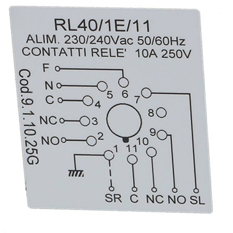 NIVEAUREGLER | RL40/1E/11 - 230/240V~ - GICAR  9.1.10.24 | FÜR ASTORIA CMA - GAGGIA MILANO - WEGA