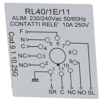 NIVEAUREGLER | RL40/1E/11 - 230/240V~ - GICAR  9.1.10.24 | FÜR ASTORIA CMA - GAGGIA MILANO - WEGA